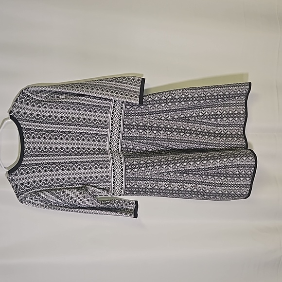 Nina Leonard Like New Black/White  Dress Size XL - Picture 5 of 5
